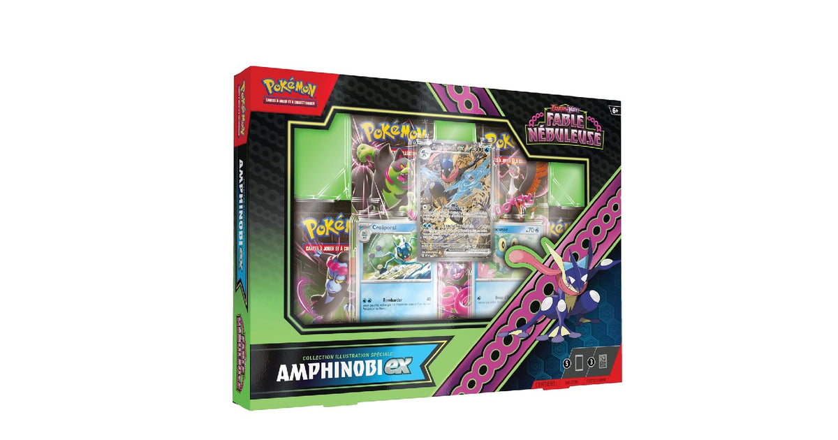 Pokémon - EV6.5 Coffret Collection Illustration Spéciale Amphinobi EX Ecarlate Et Violet Fable Nébuleuse EV06.5